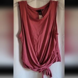 Victoria's Secret Supersoft Modal Tie Back Tank Crop Top